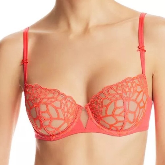 Simone Perele Java Underwire Demi Bra 34C Ignite - Picture 5 of 5